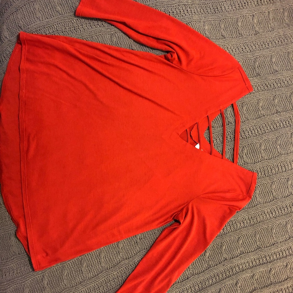 LUQ (Stitch Fix) - Burnt Orange Top - NWT